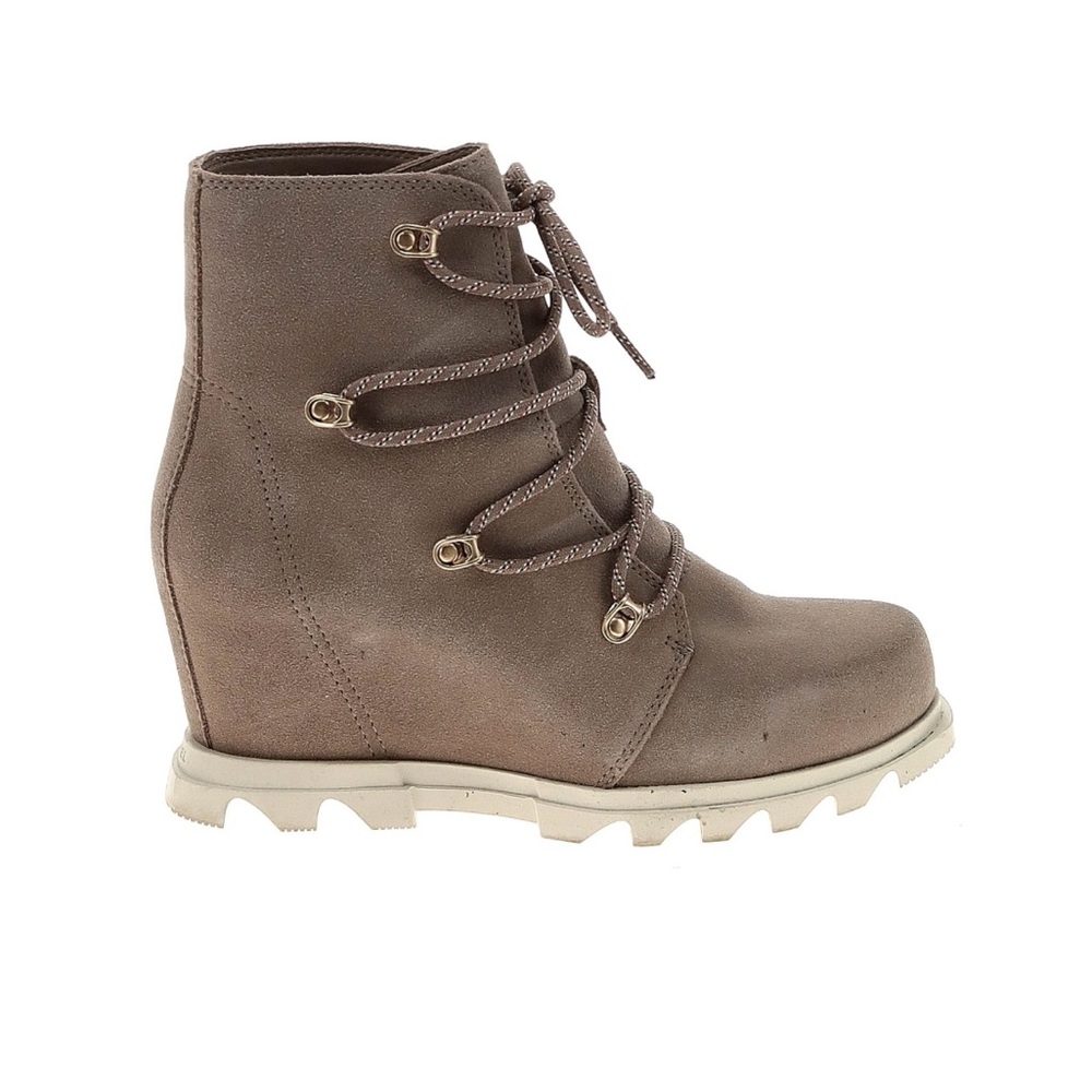 Sorel Wedge Lace-Up Ankle Boots - Picture 3 of 5